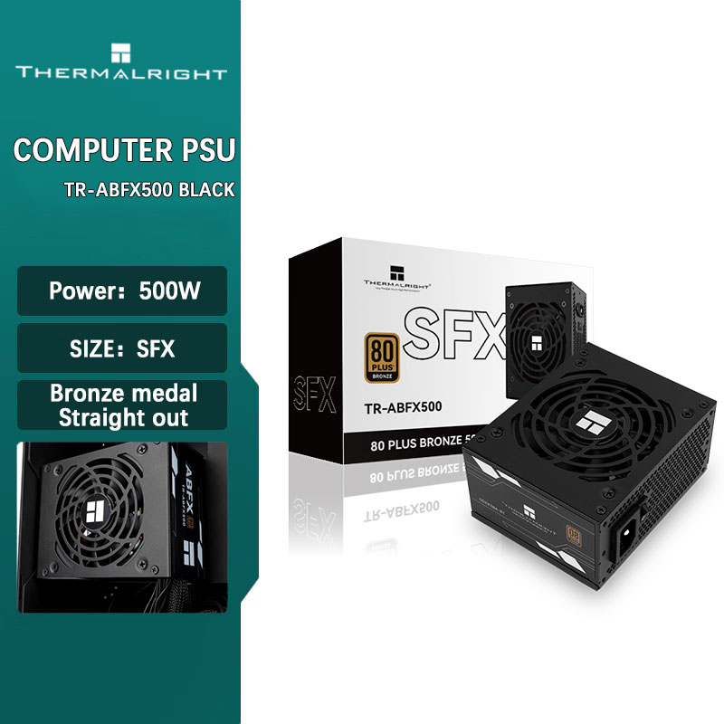 Power Supply 750W - Thermalright TR-ABFX500 Hitam SFX Medali Perunggu