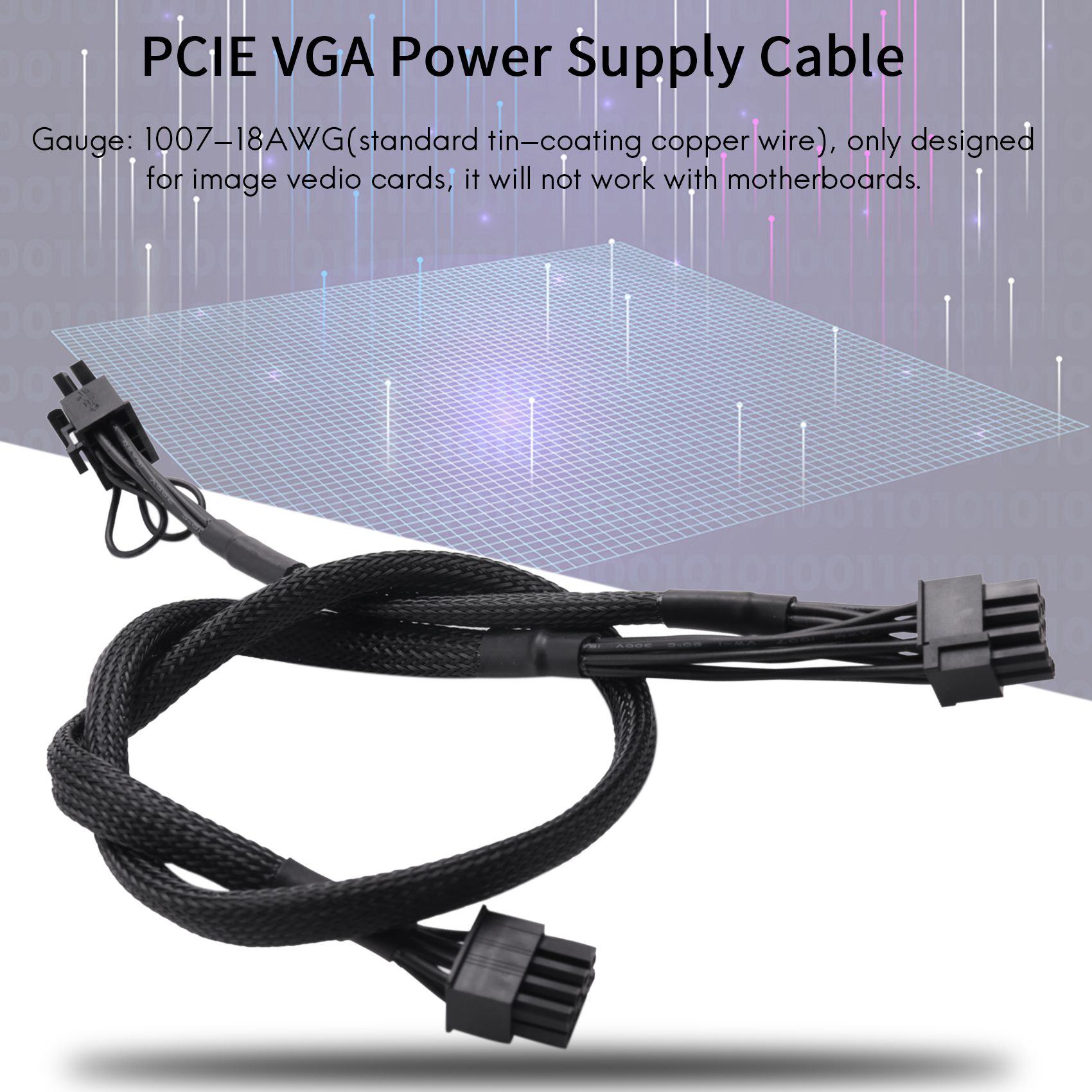 Maju! PSU 8Pin Ke Dual 8Pin(6  - Modular Power Supply ulasan dan harga