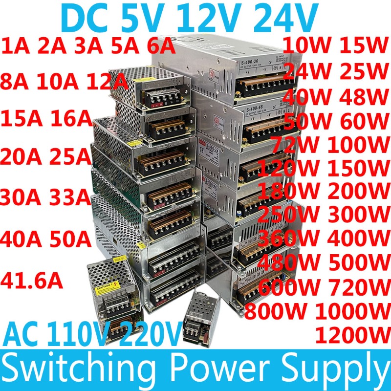 Beralih catu daya AC 110V 220V - Smps Power Supply ulasan dan harga