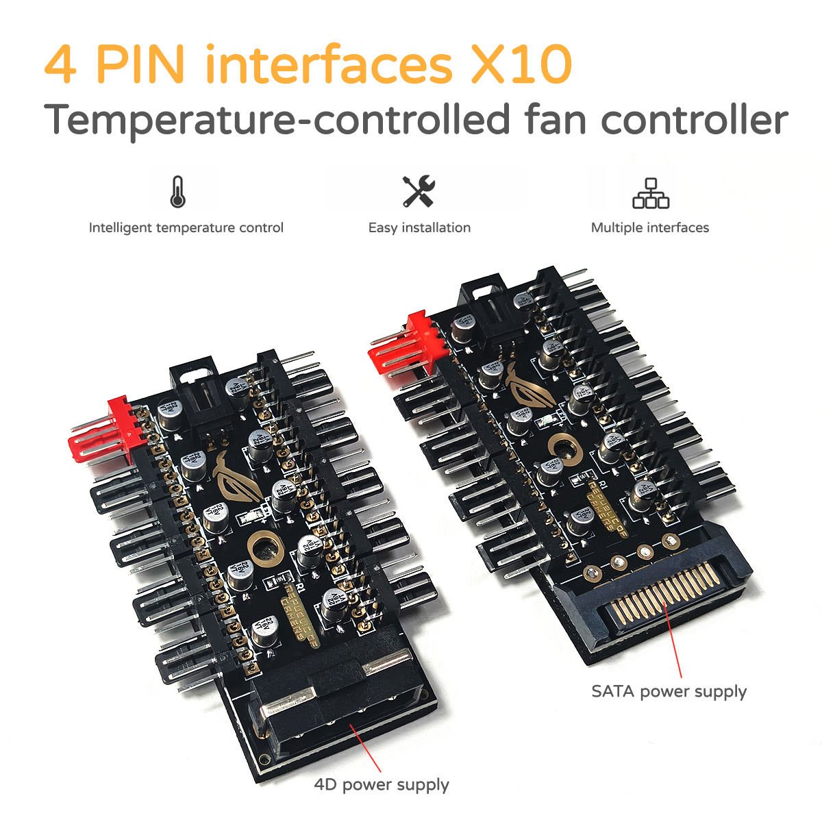 Hub Pengontrol Kipas PWM 12V 4 - Pc Power Supply ulasan dan harga
