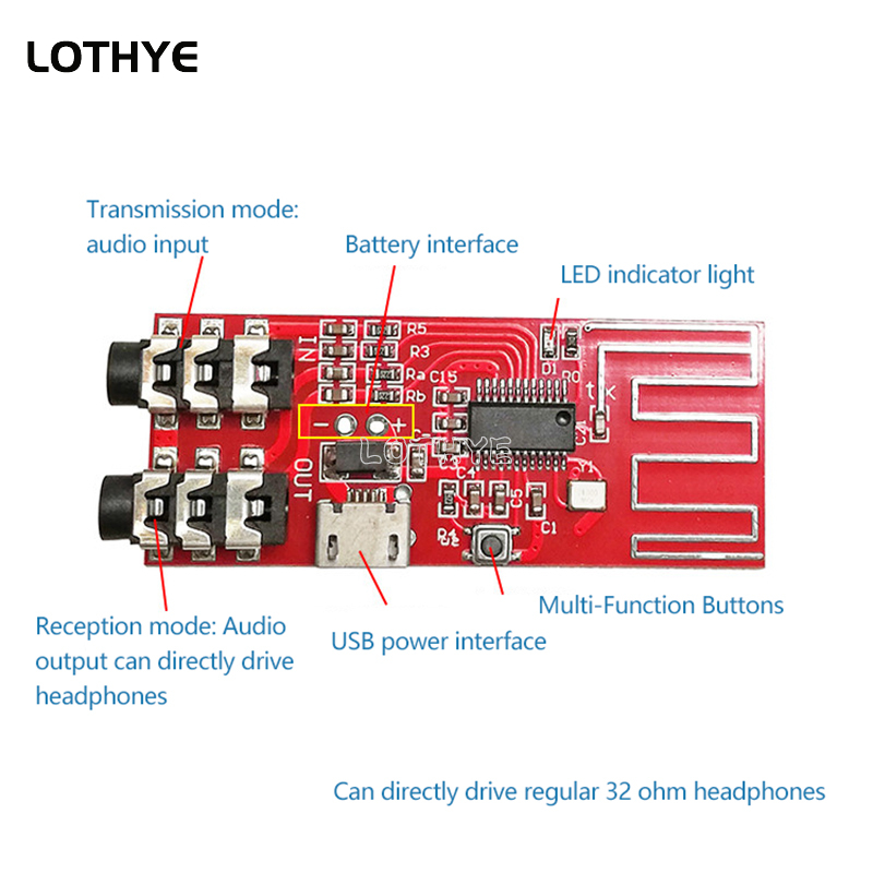 Bluetooth 5.0 Stereo pemancar  - Modular Power Supply ulasan dan harga